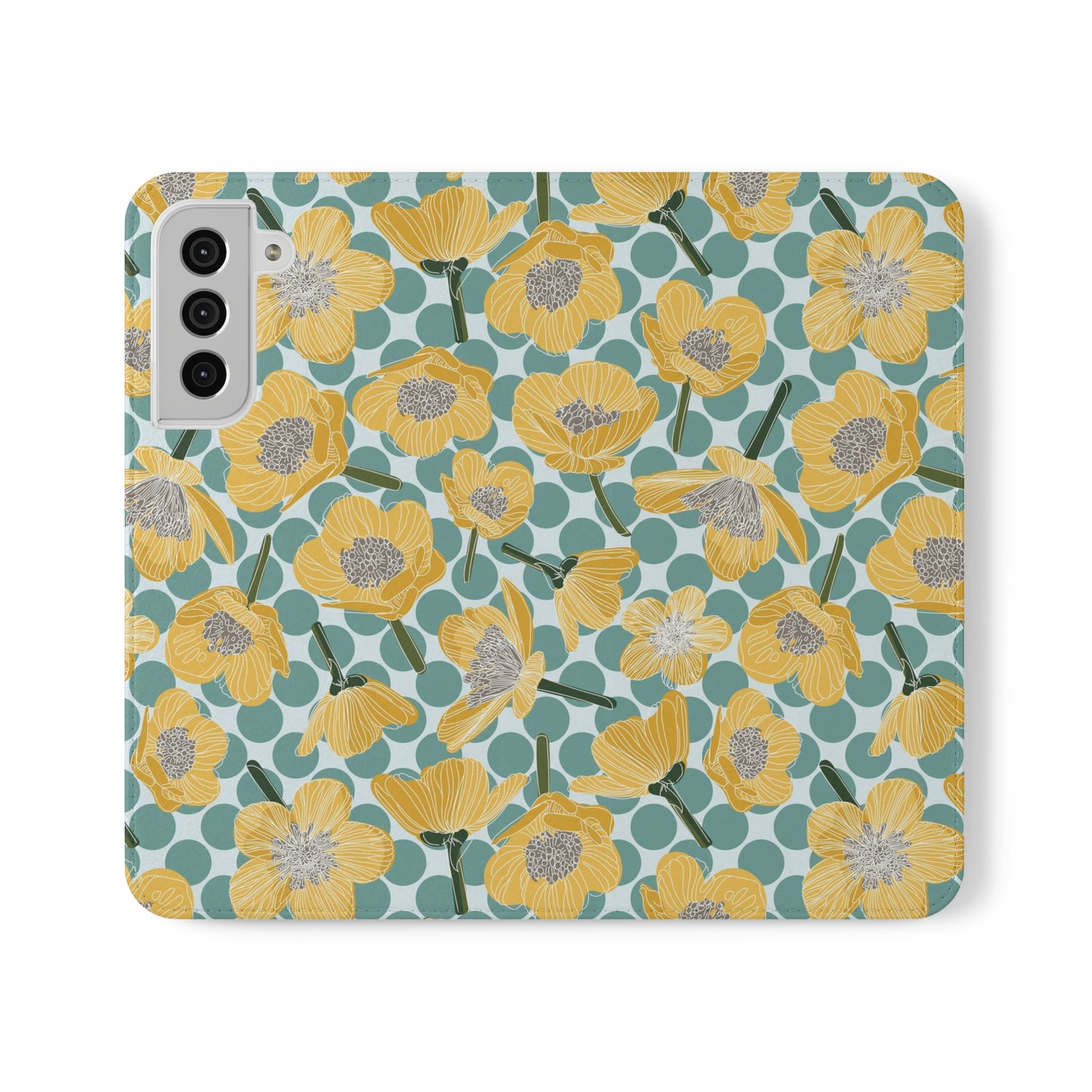 Buttercups and Polka Dots Flip Cases for Samsung