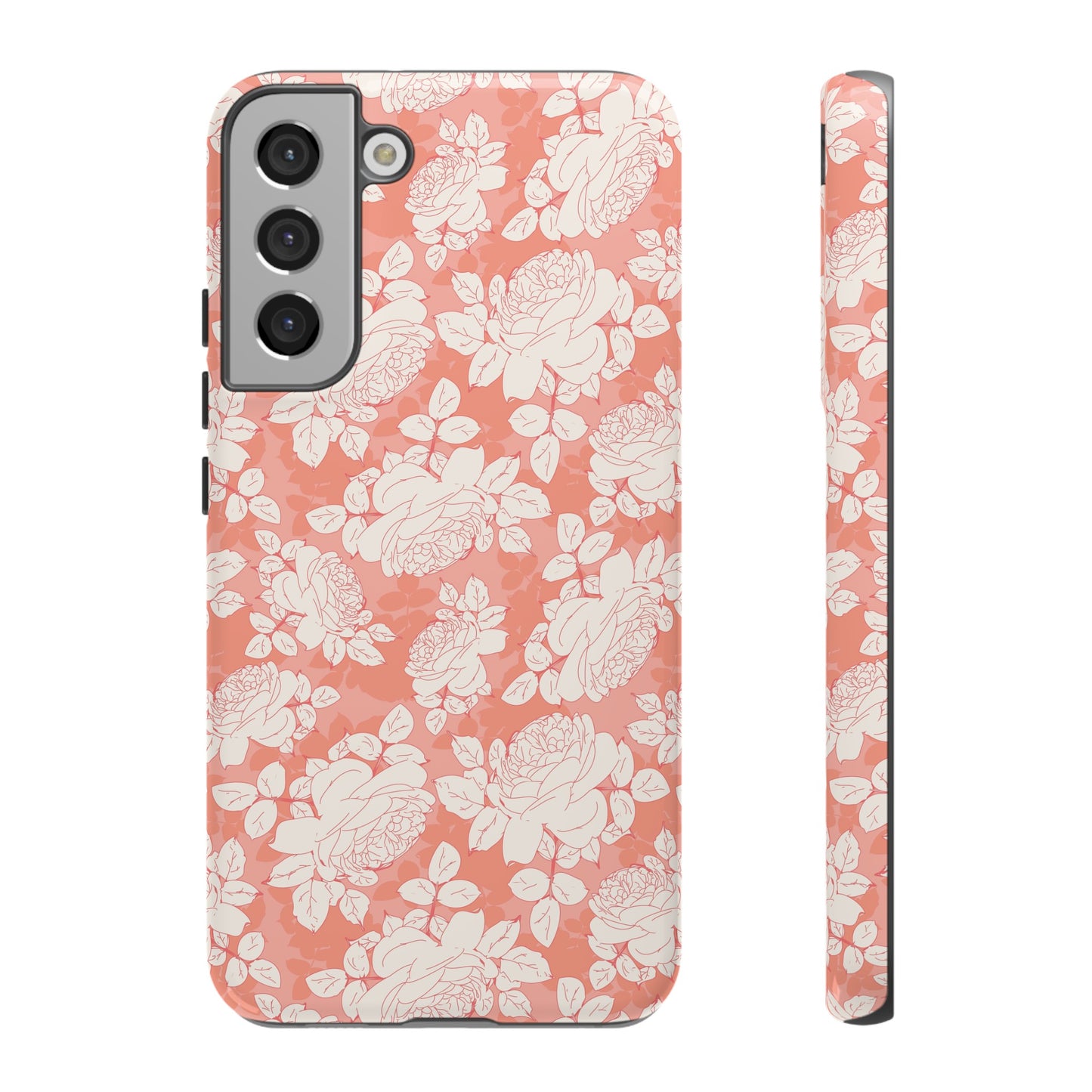 Peach and Cream Roses Tough Cases for Samsung