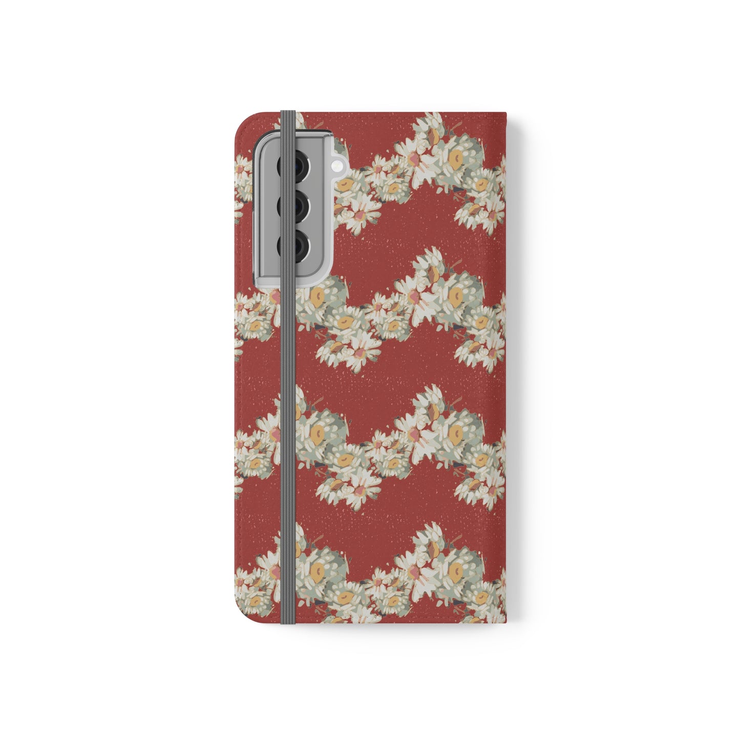 Daisies, Zig Zag Stripe Flip Cases for Samsung