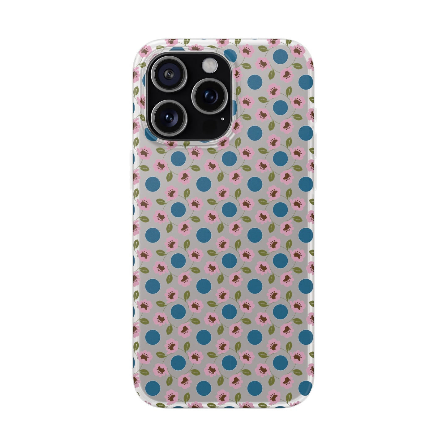 Wildflowers with Dots Flexi Cases for iPhone