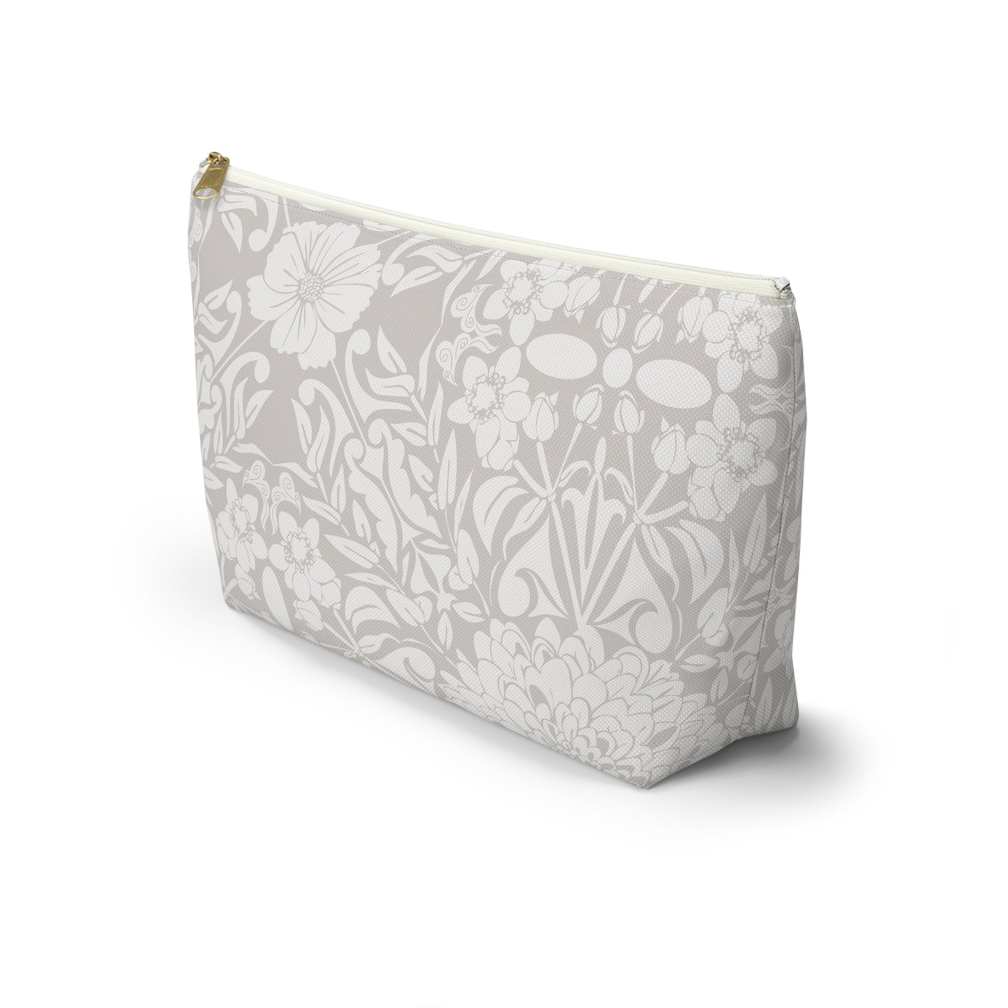 New Nouveau in Gray Accessory Pouch w T-bottom