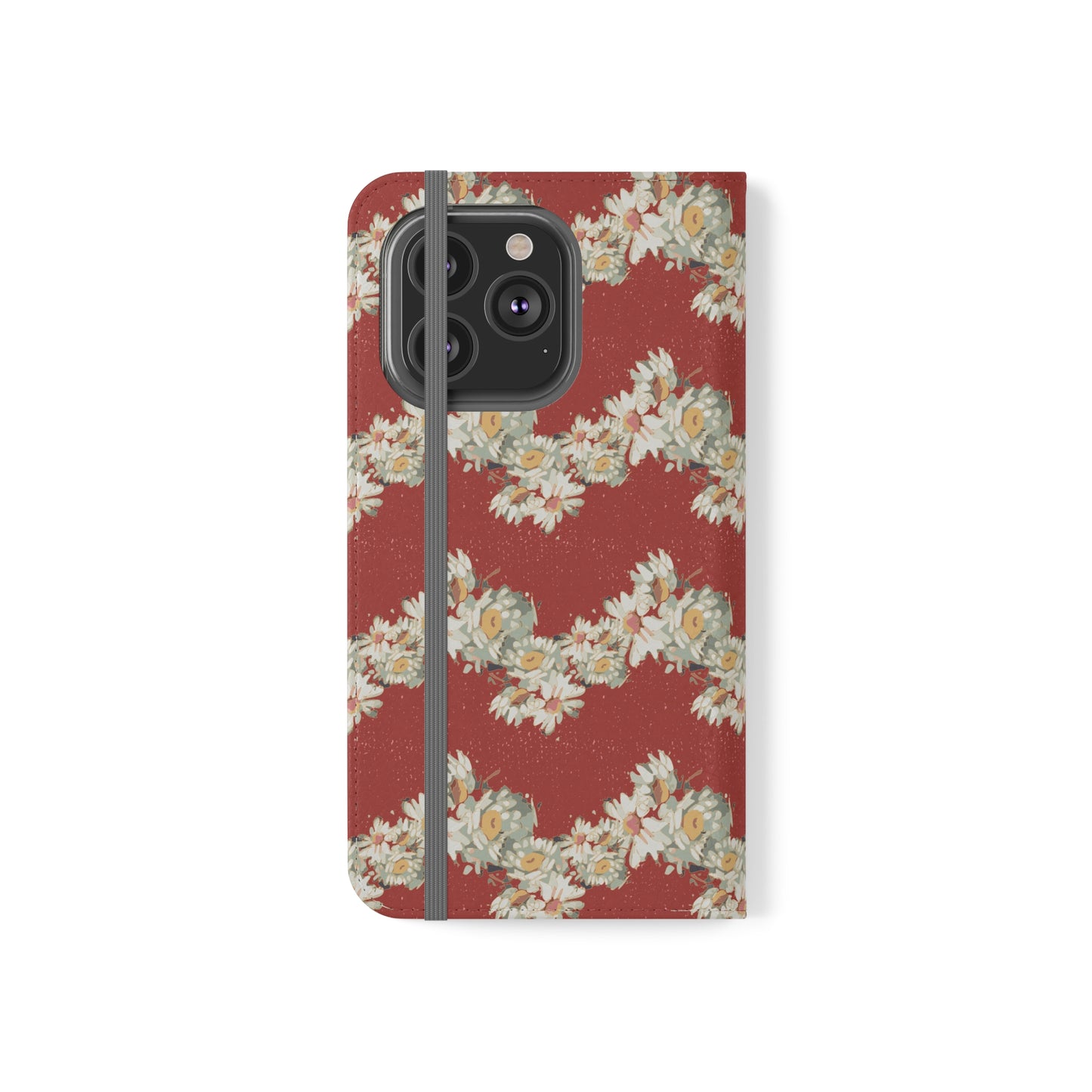 Daisies Stripe Flip Cases for iPhone