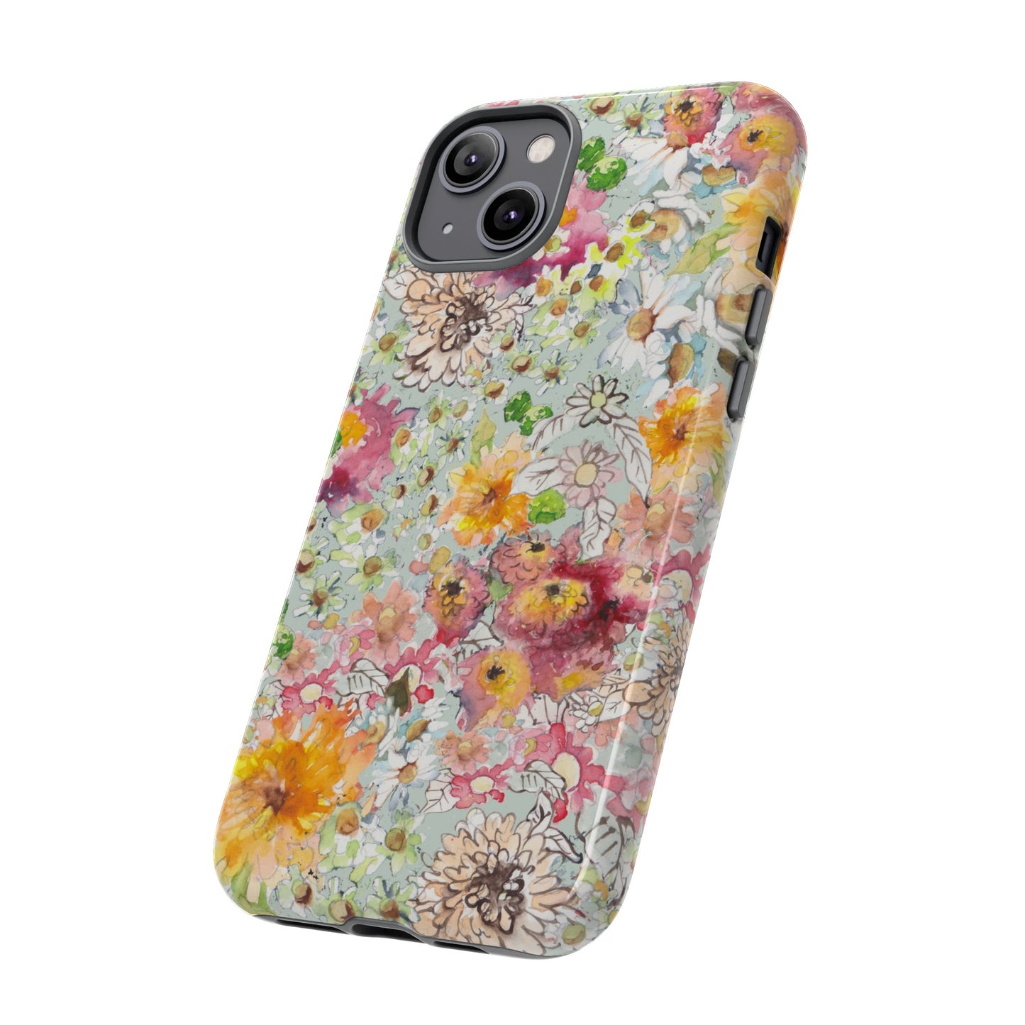 Farmhouse Floral Tough Cases for iPhone