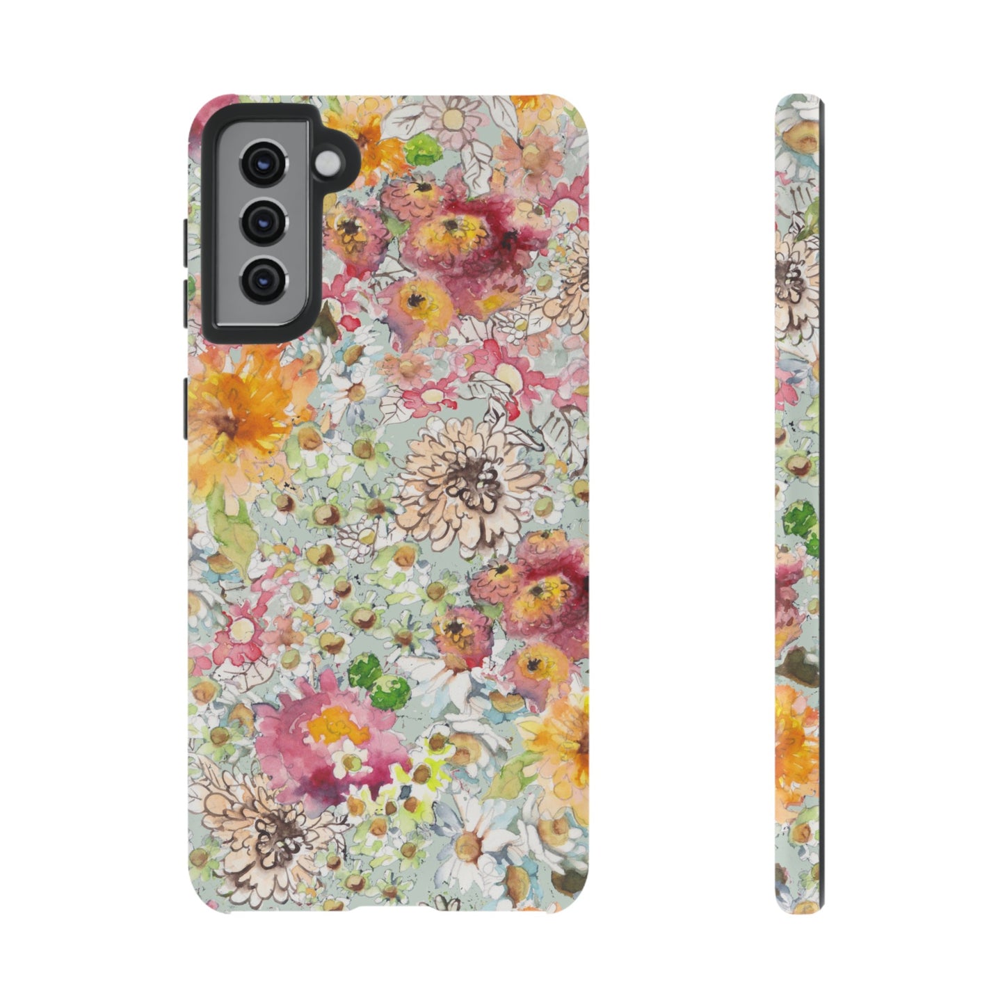 Farmhouse Floral Tough Cases for Samsung