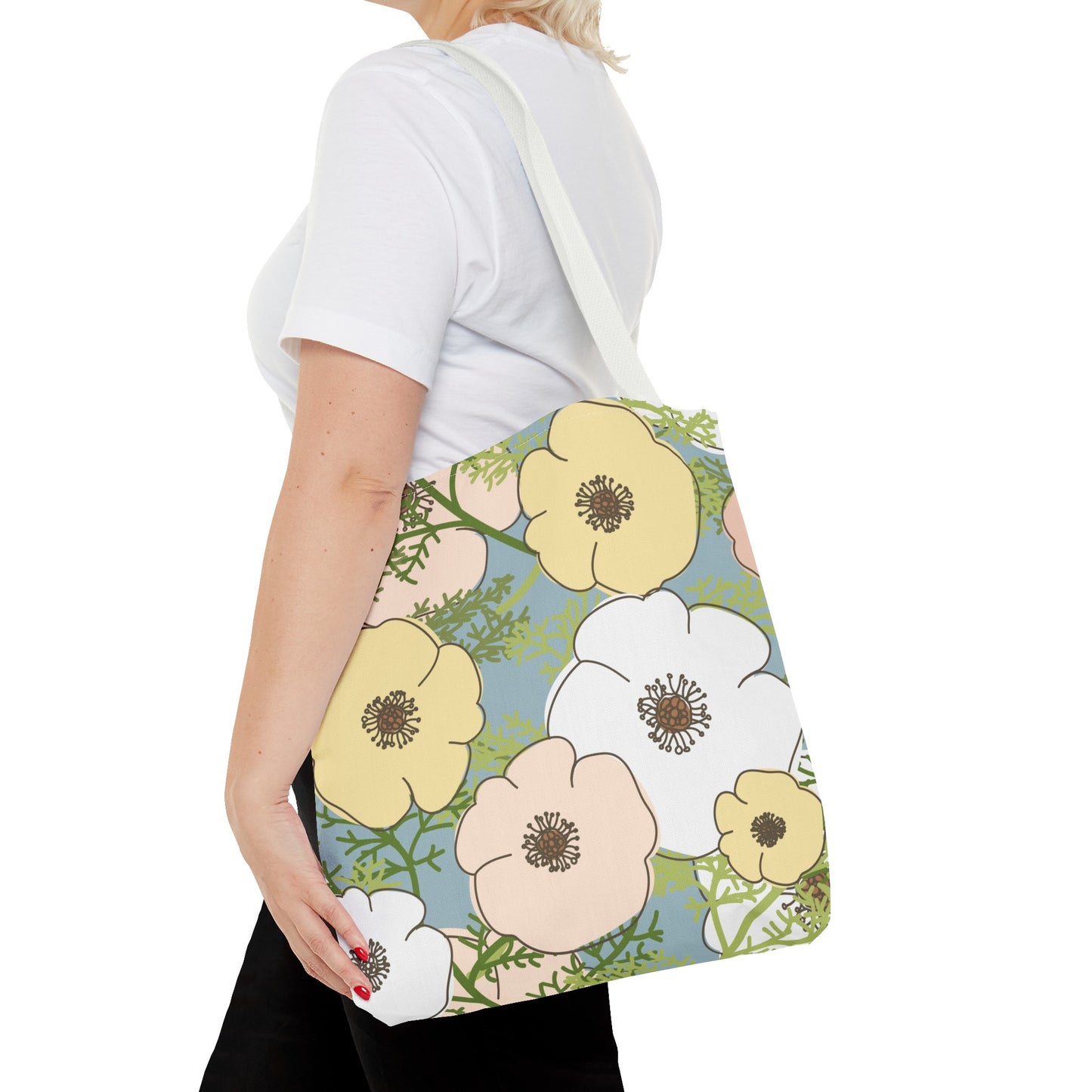 Playful Poppies Tote Bag