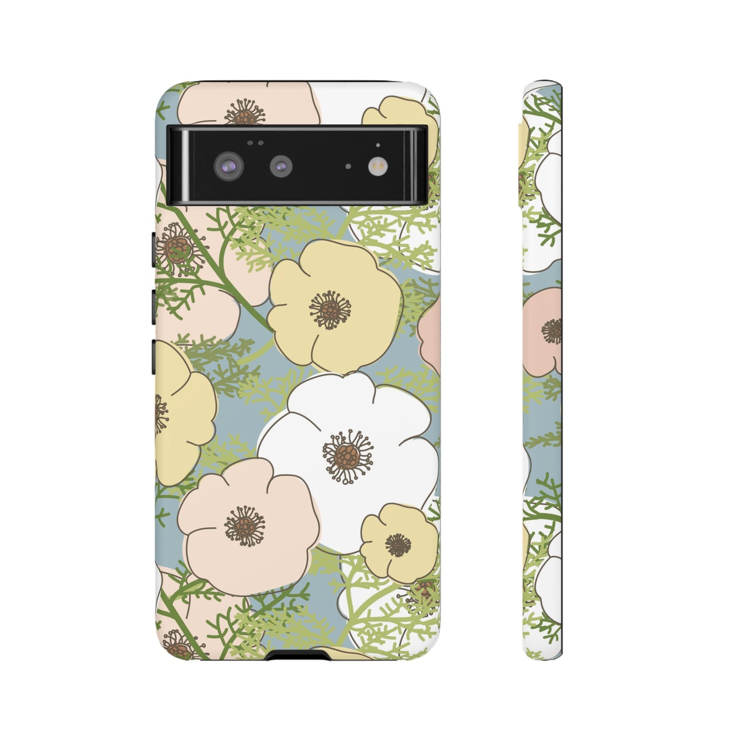 Playful Poppies Tough Cases for Google Pixel