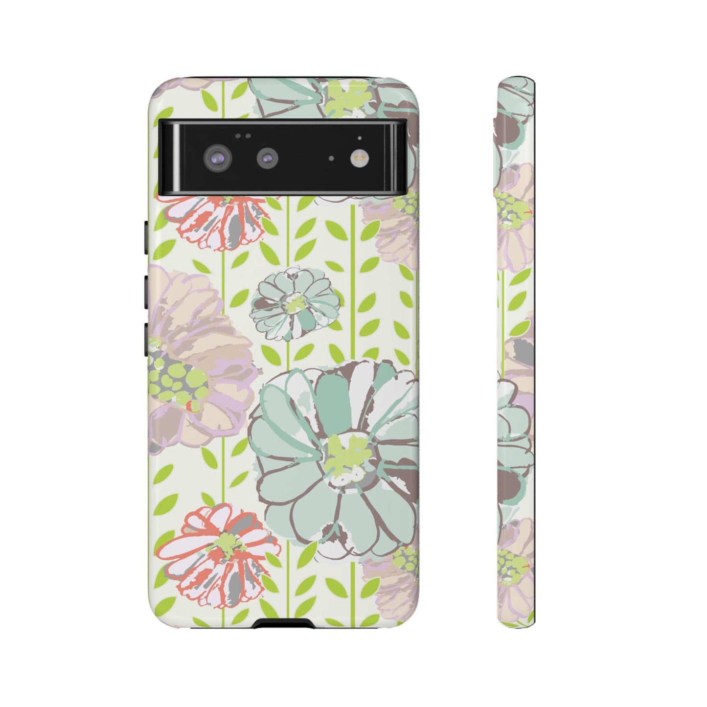 Soft Watercolor Floral Tough Cases for Google Pixel