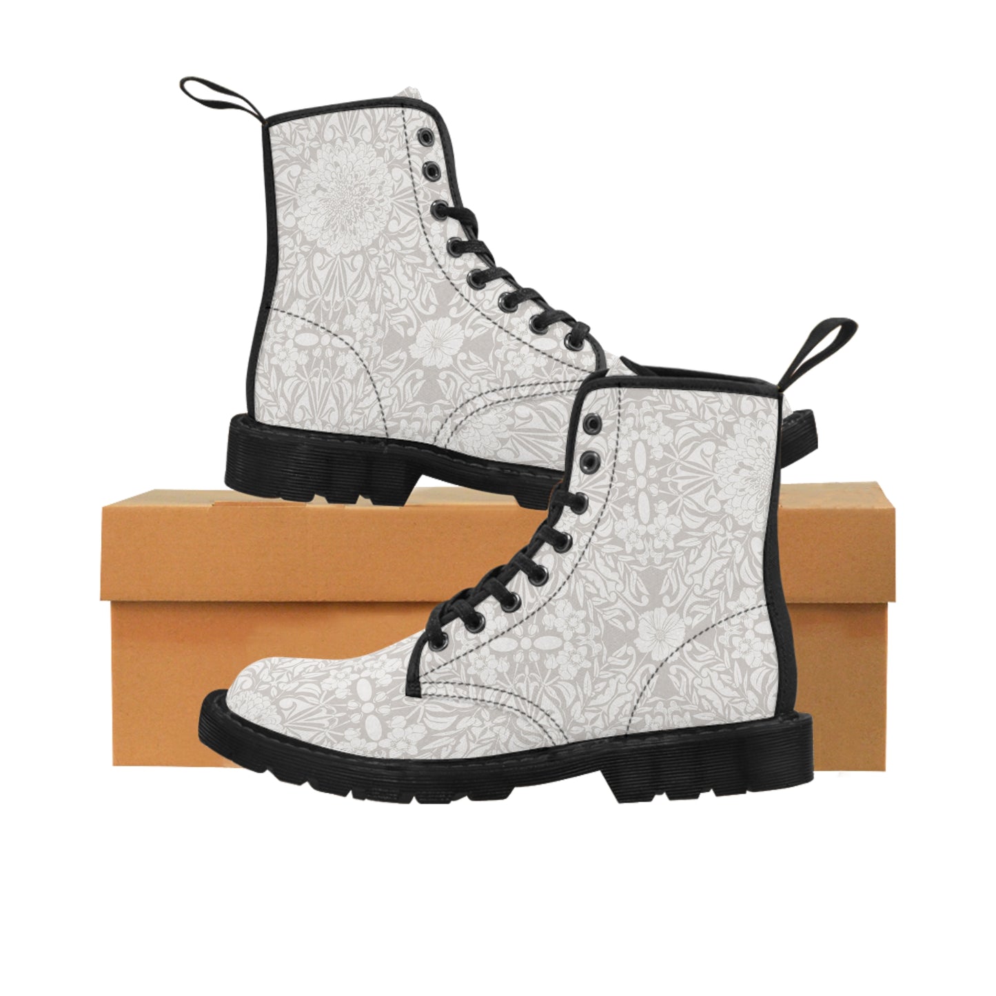 New Nouveau in Gray Women's Canvas Boots