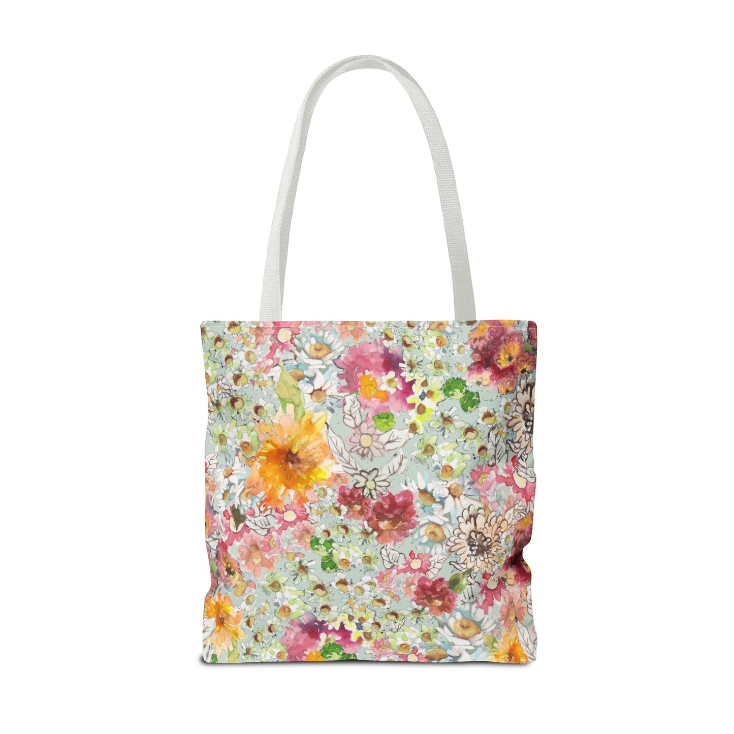 Farmhouse Floral Tote Bag