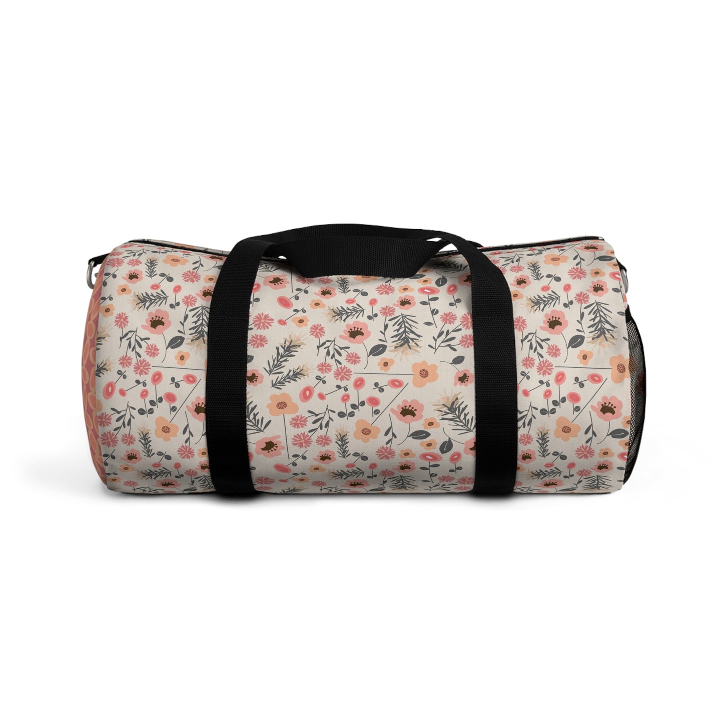 Peach and Cream Wildflowers Duffel Bag