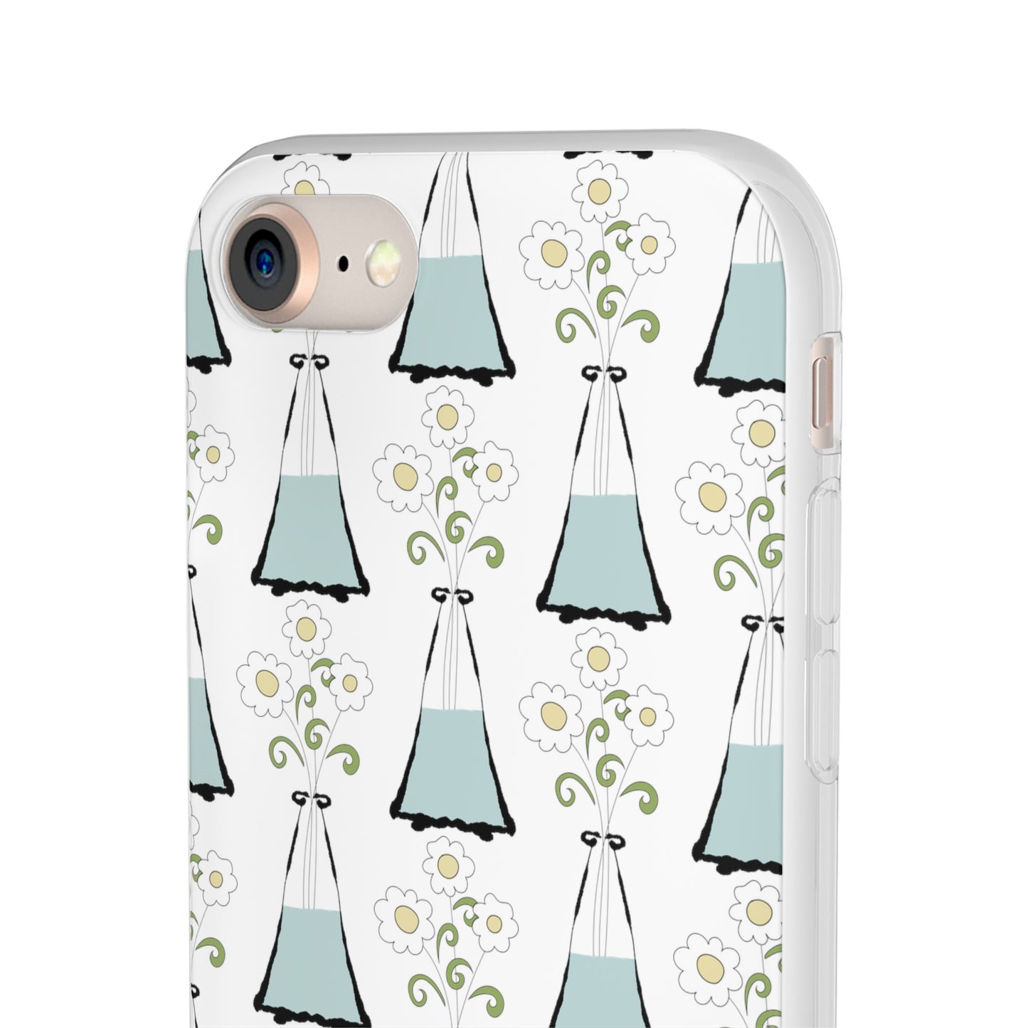 Daisies in a vase Flexi Cases for iPhone