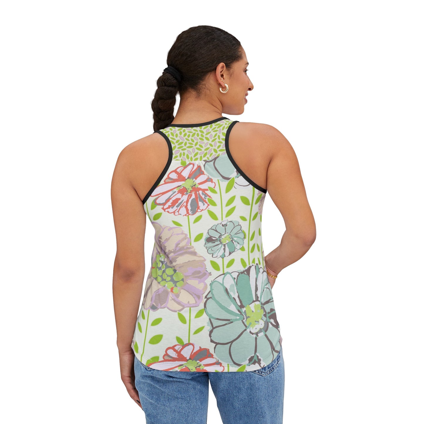 Soft Watercolor Floral Women's Tank Top