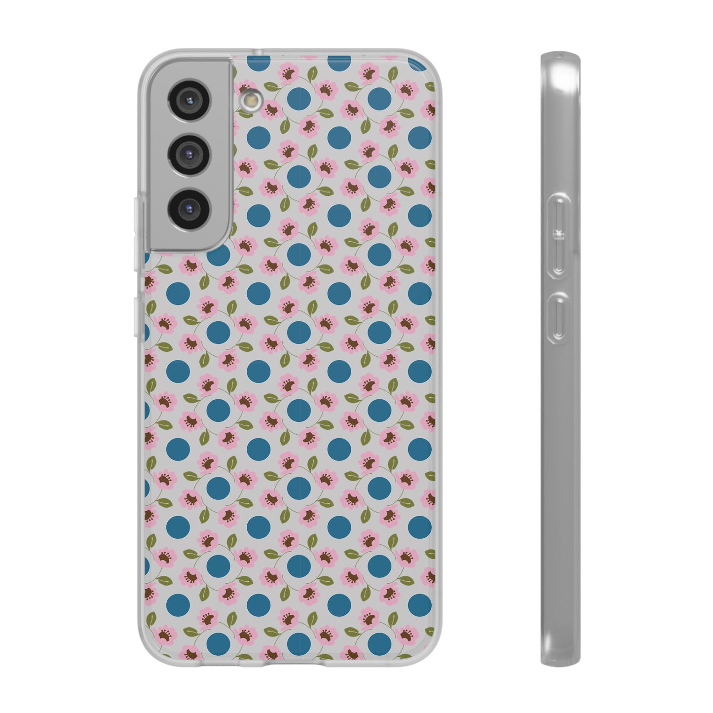 Wildflowers with Dots Flexi Cases for Samsung