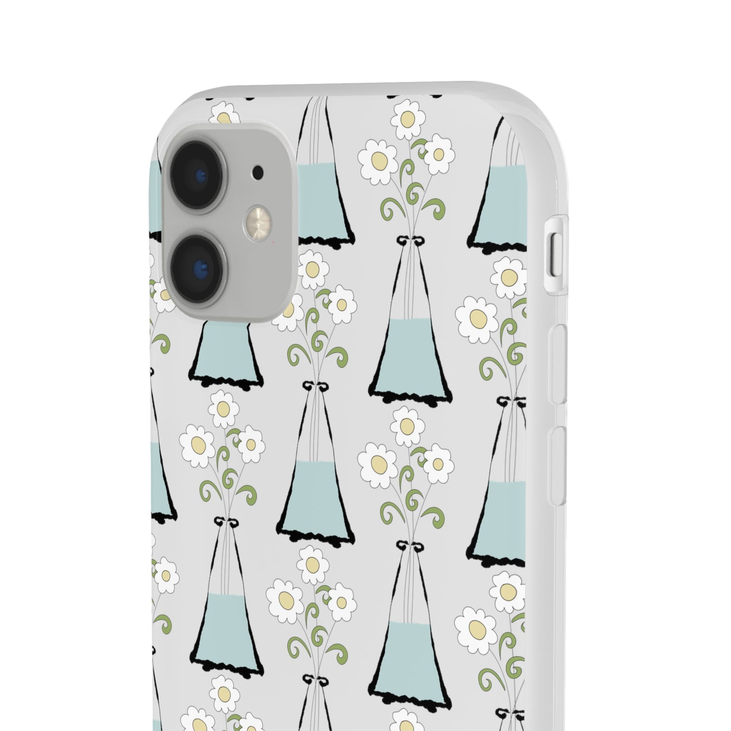 Daisies in a vase Flexi Cases for iPhone