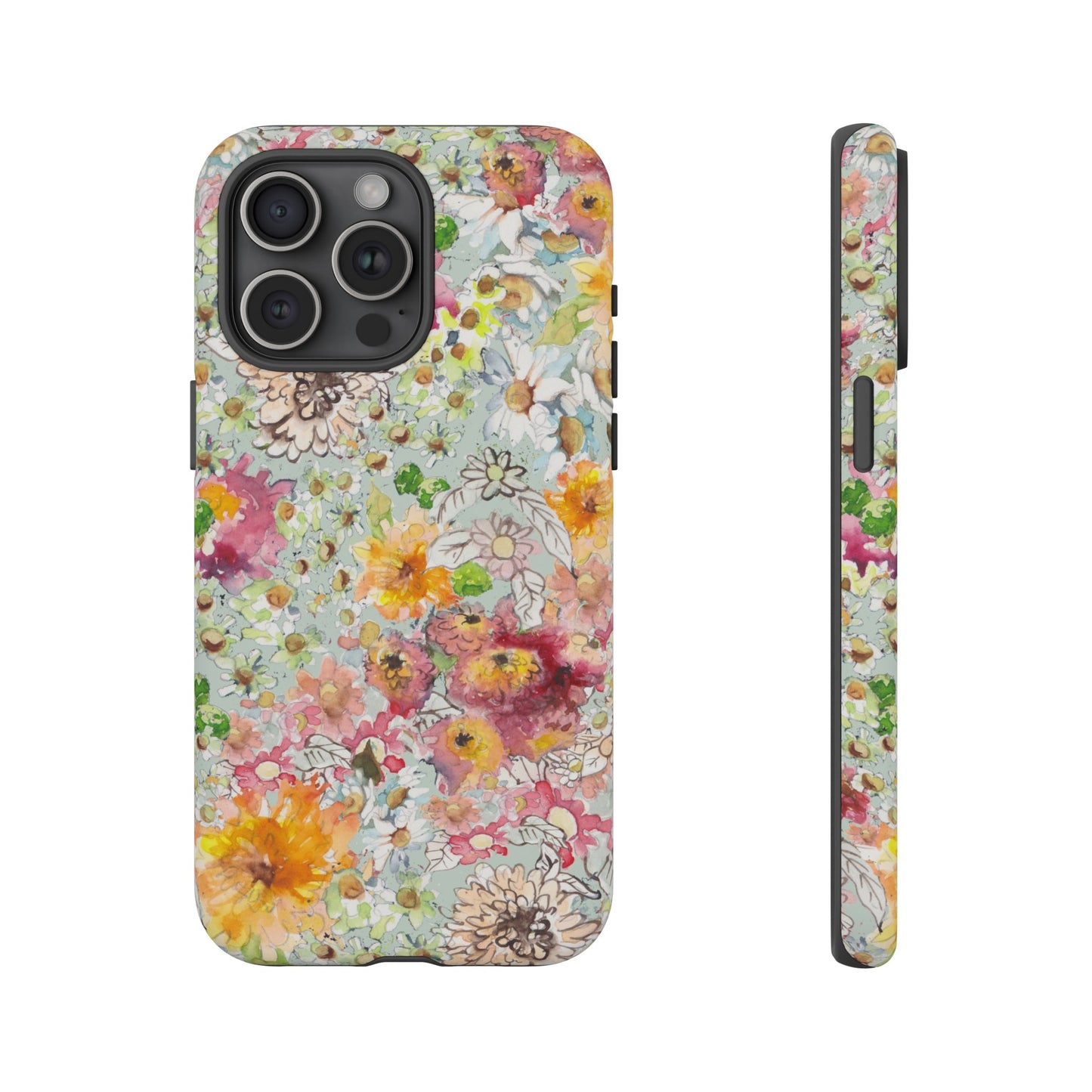 Farmhouse Floral Tough Cases for iPhone