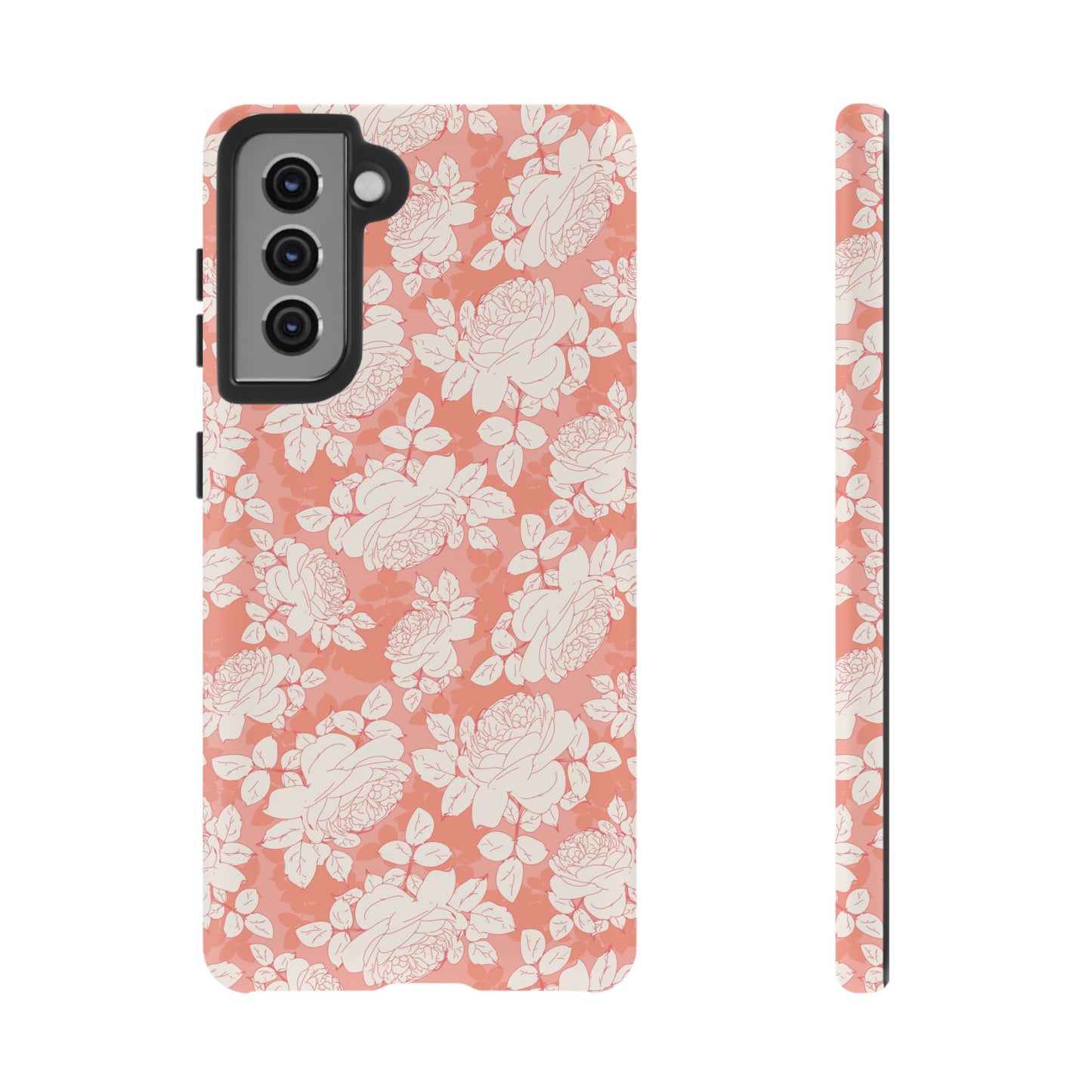 Peach and Cream Roses Tough Cases for Samsung