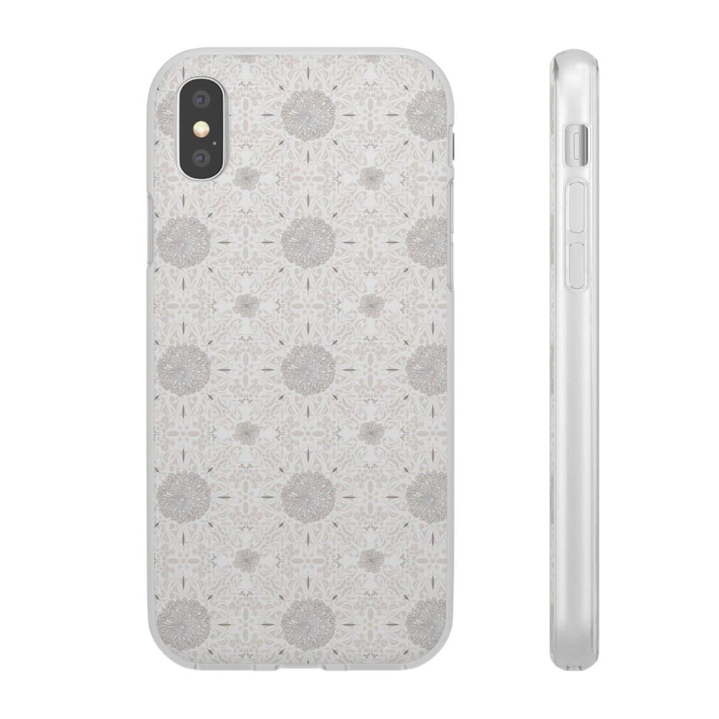 New Nouveau in Gray Flexi Cases for iPhone