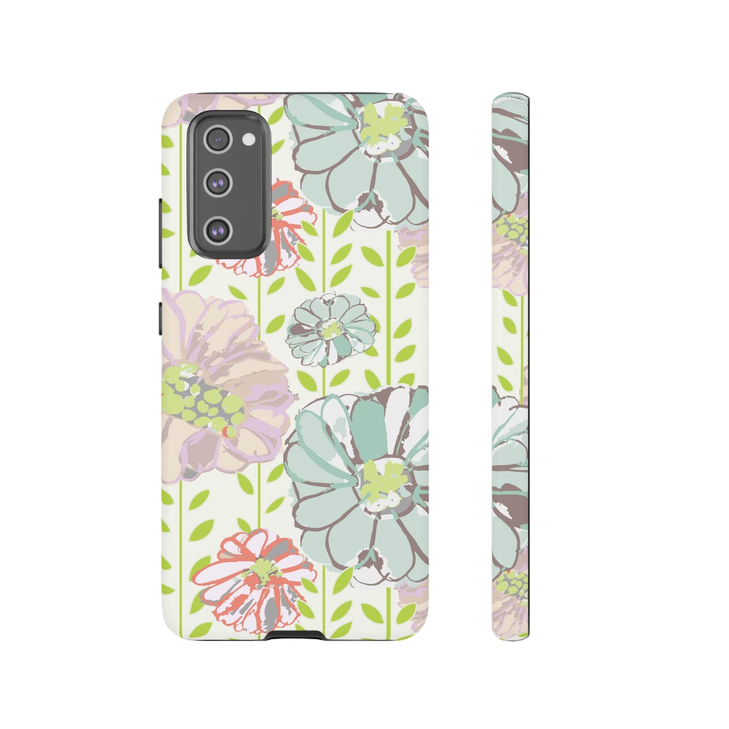 Soft Watercolor Floral Tough Cases for Samsung