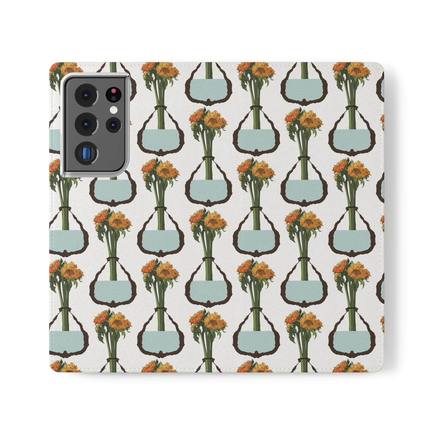 Sunflowers Flip Cases for Samsung