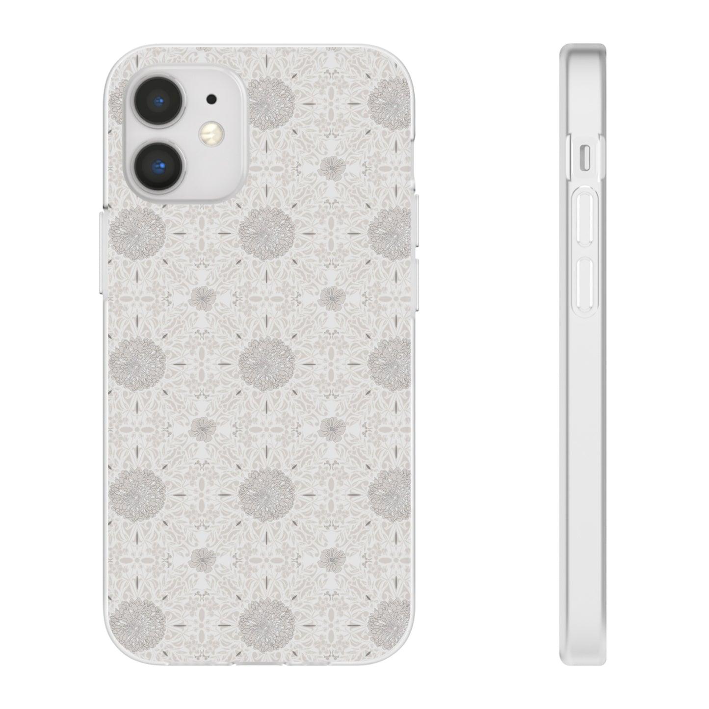 New Nouveau in Gray Flexi Cases for iPhone