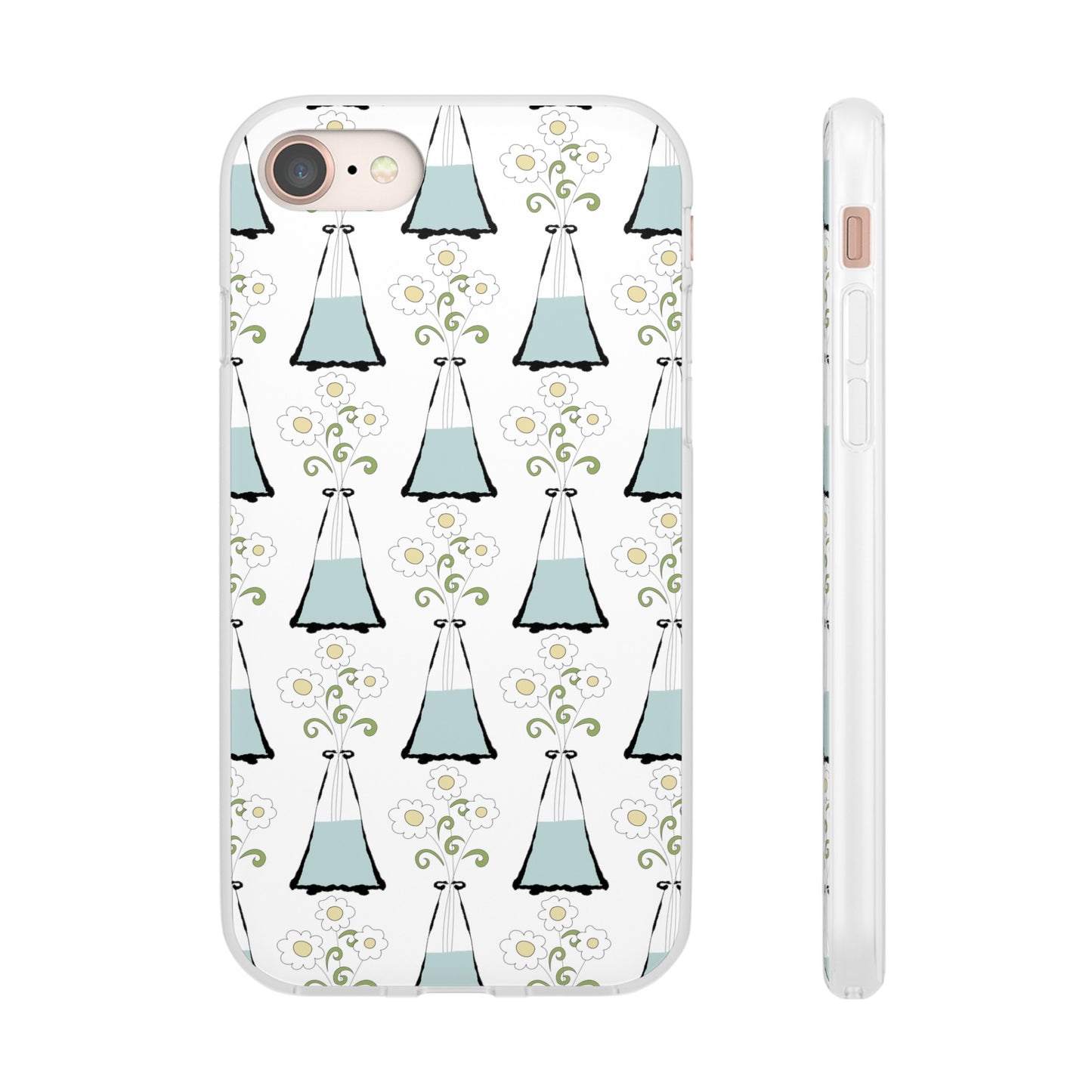 Daisies in a vase Flexi Cases for iPhone