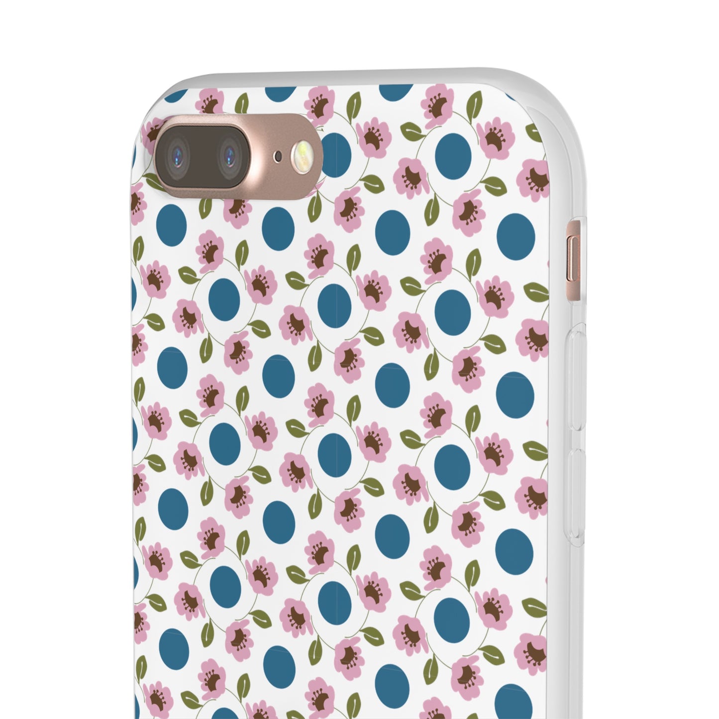 Wildflowers with Dots Flexi Cases for iPhone