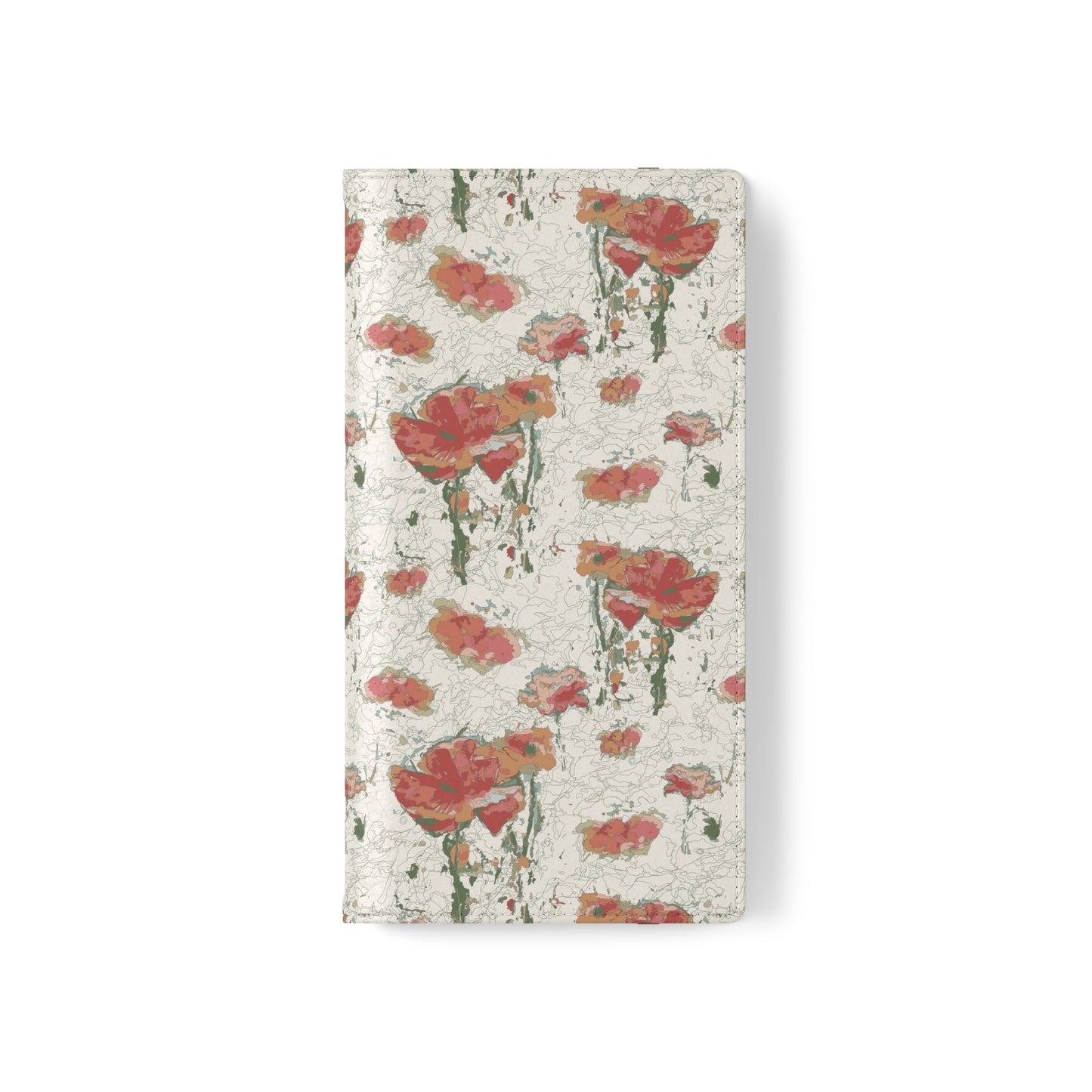 Orange Poppies Flip Cases for Samsung