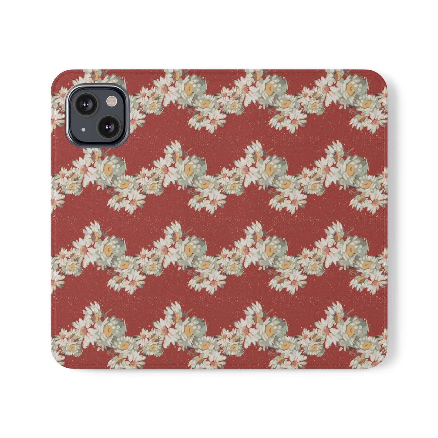 Daisies Stripe Flip Cases for iPhone