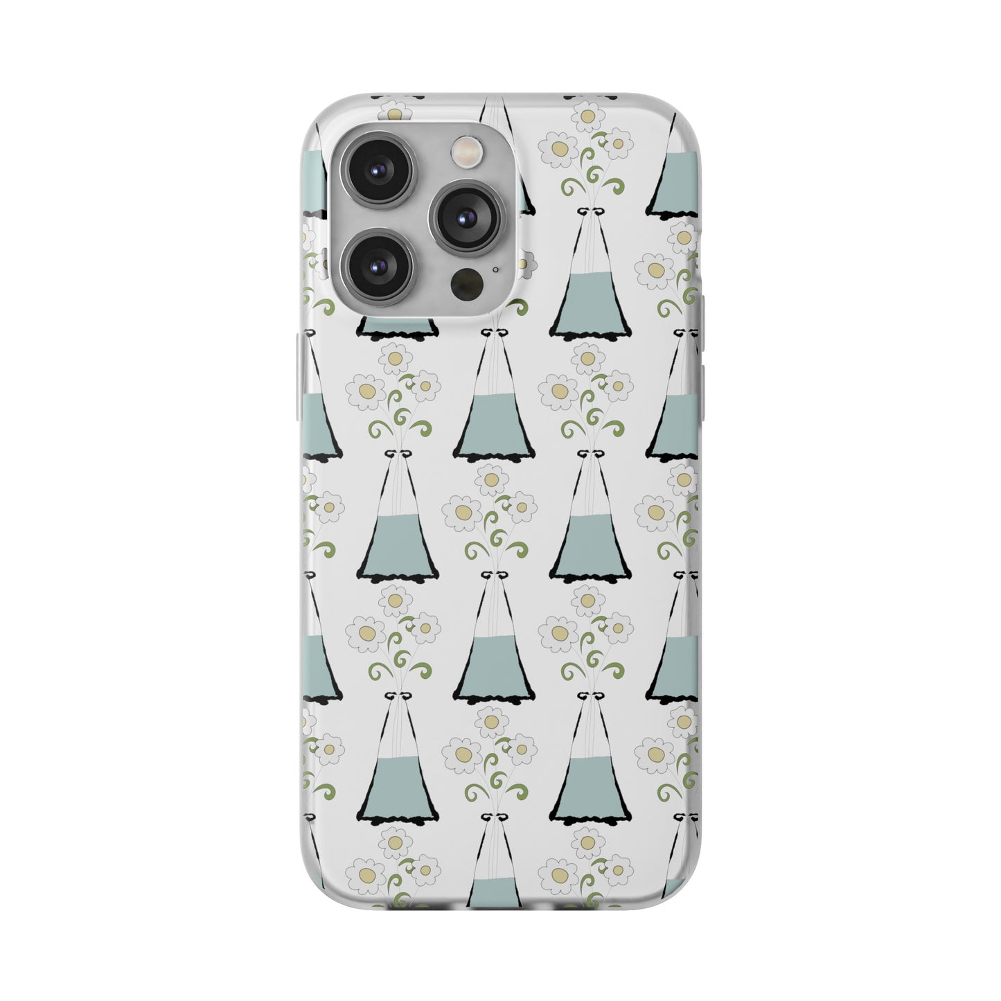 Daisies in a vase Flexi Cases for iPhone