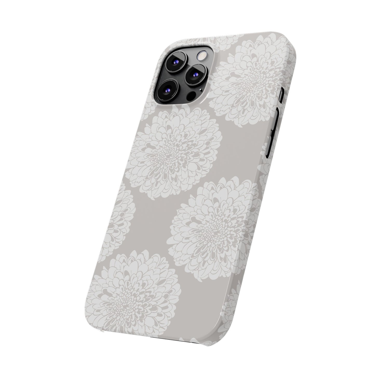 New Nouveau in Gray Slim Phone Cases