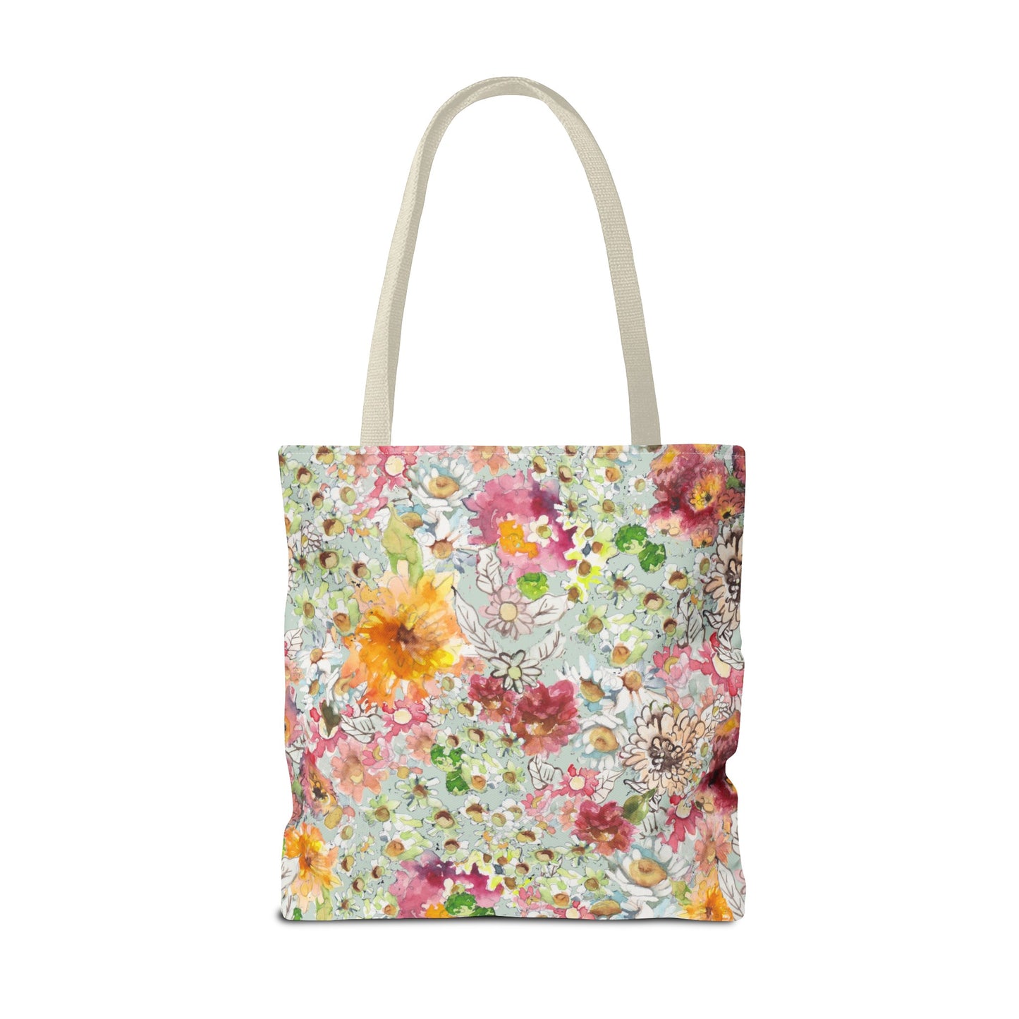 Farmhouse Floral Tote Bag