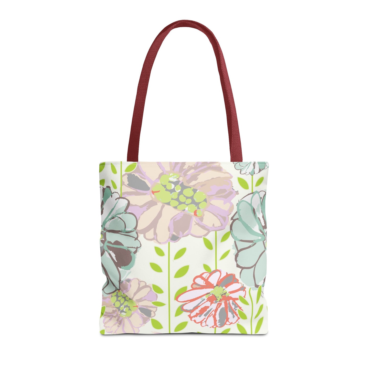 Soft Watercolor Floral Tote Bag