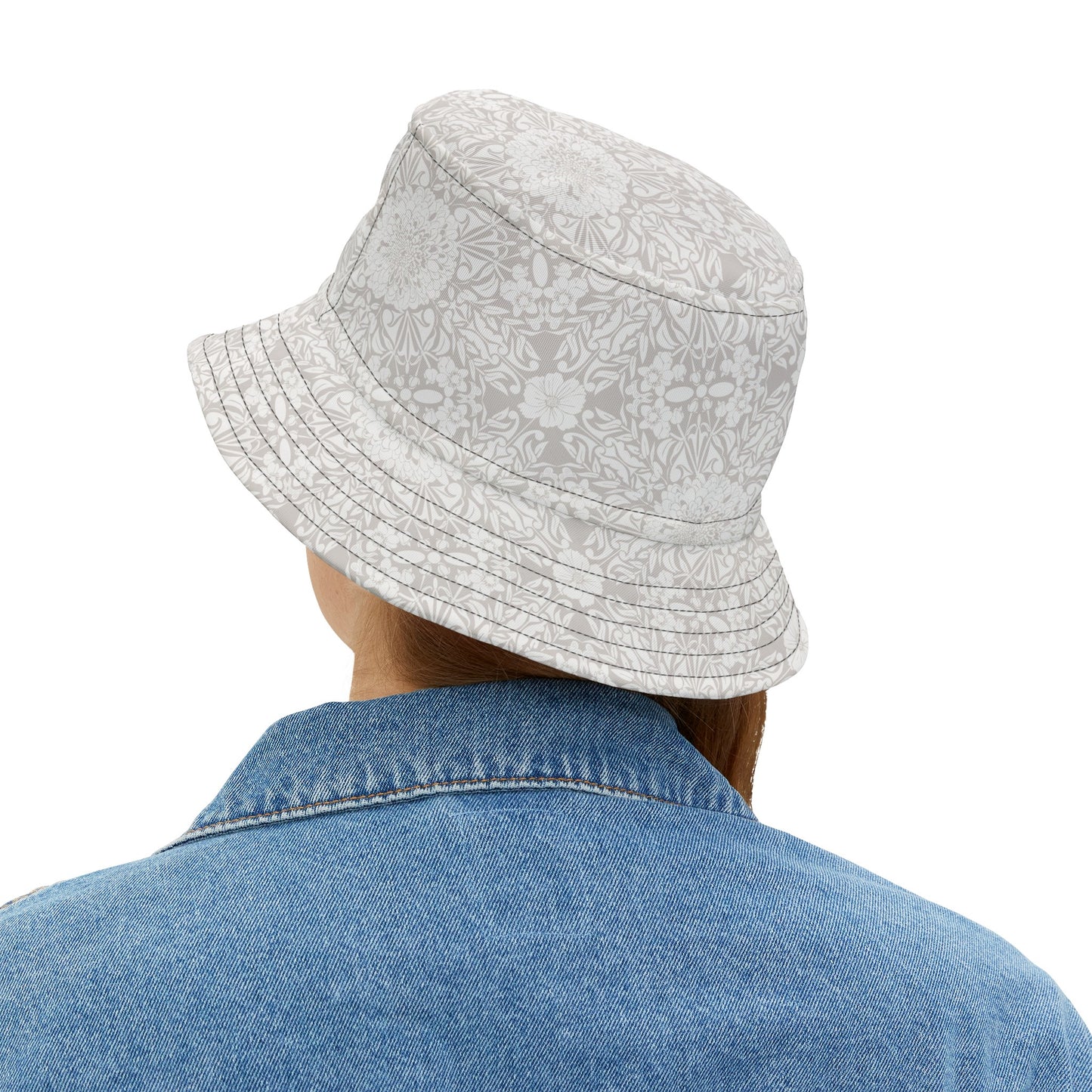 New Nouveau in Gray Bucket Hat