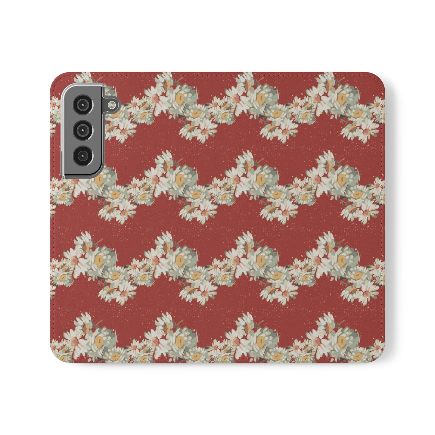 Daisies, Zig Zag Stripe Flip Cases for Samsung