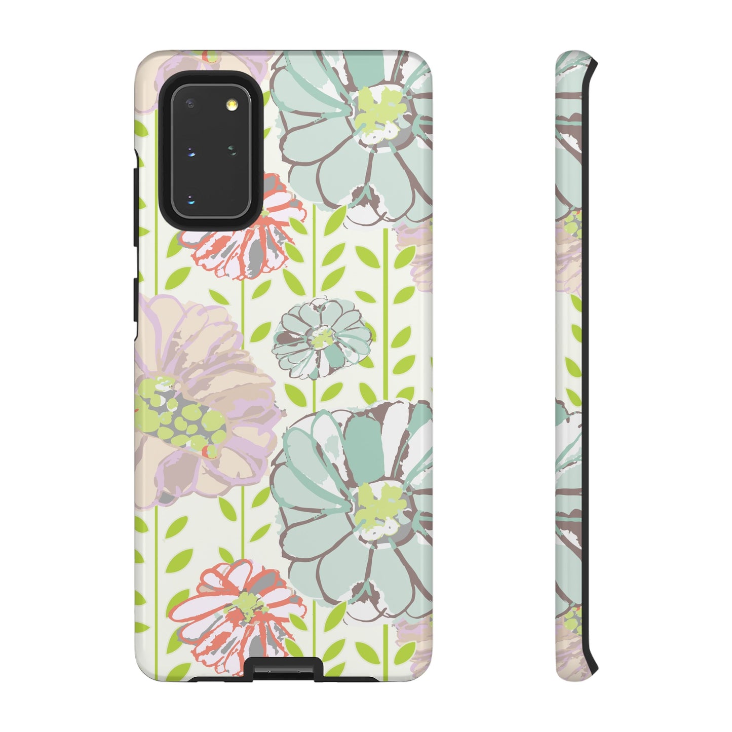 Soft Watercolor Floral Tough Cases for Samsung