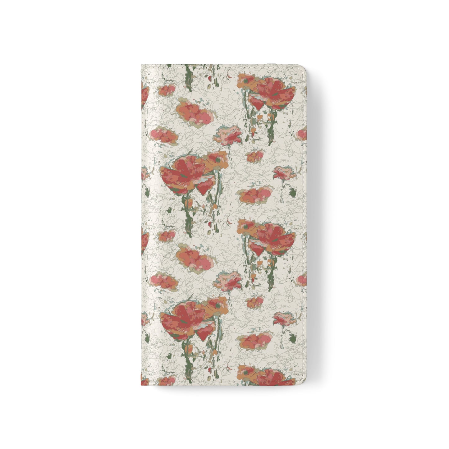 Orange Poppies Flip Cases for Samsung