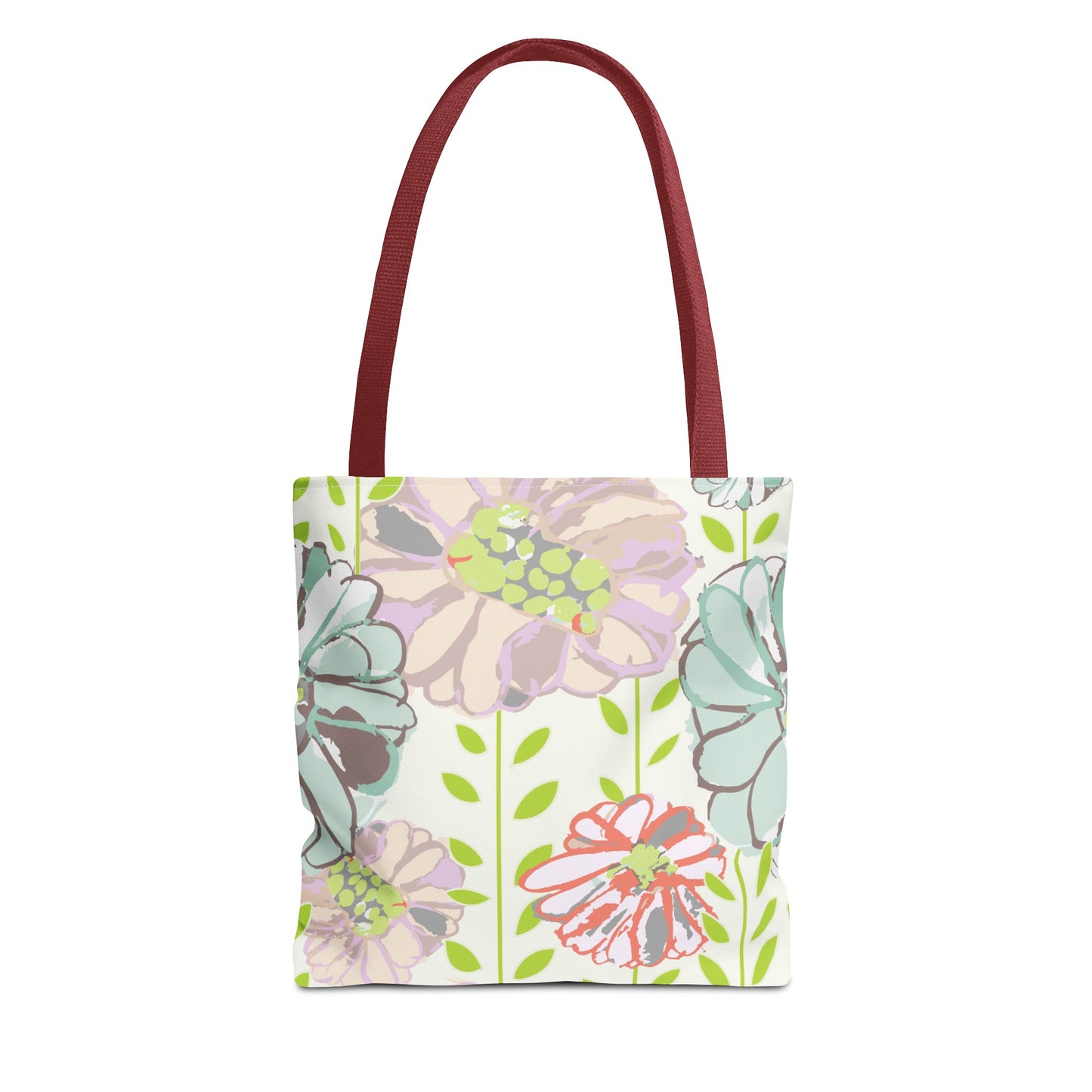 Soft Watercolor Floral Tote Bag