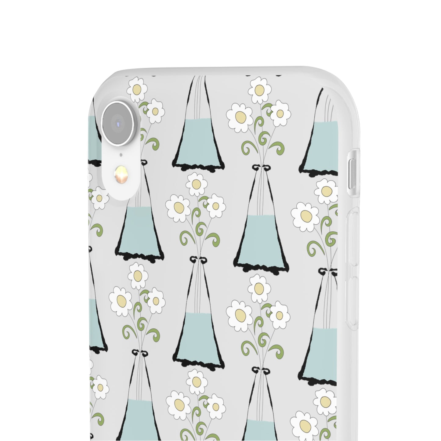 Daisies in a vase Flexi Cases for iPhone