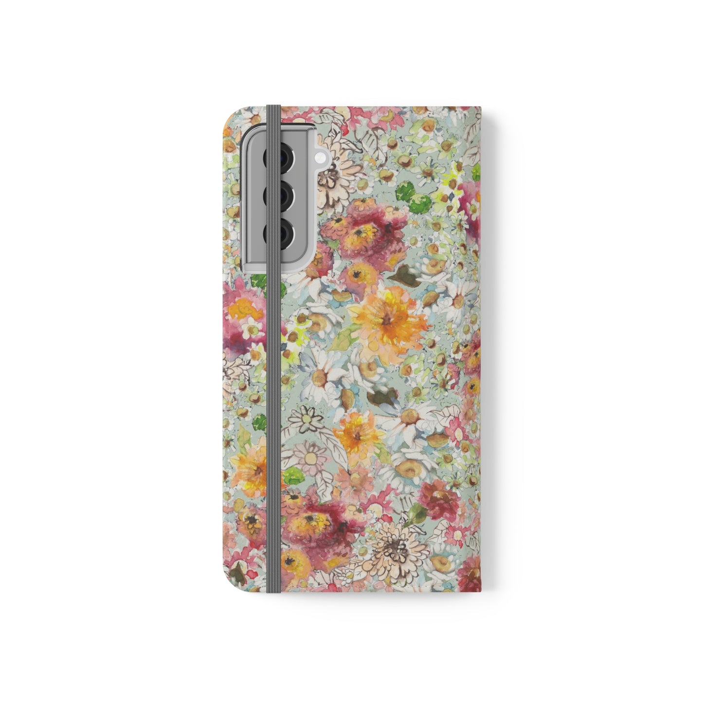 Farmhouse Floral Flip Cases for Samsung