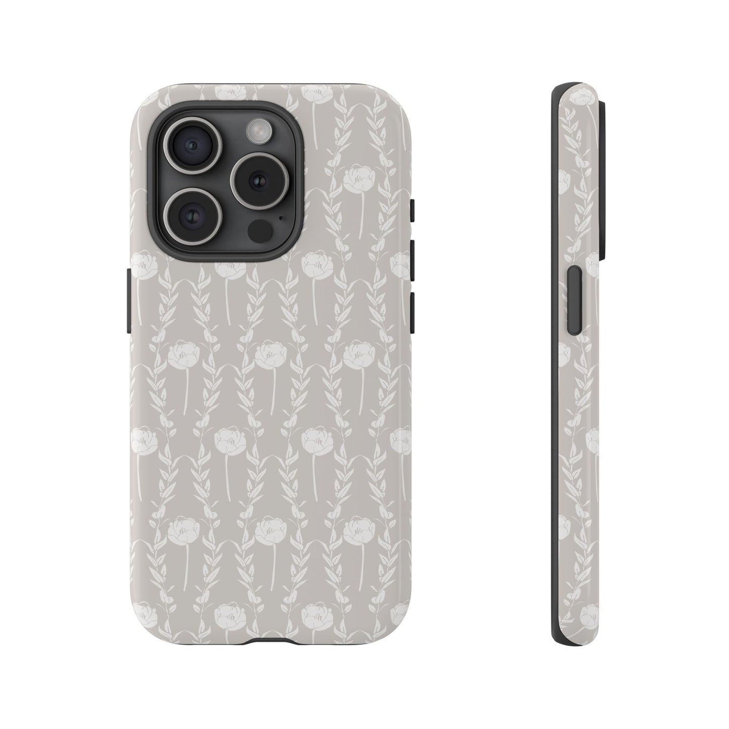 New Nouveau in Gray Tough Cases for iPhone