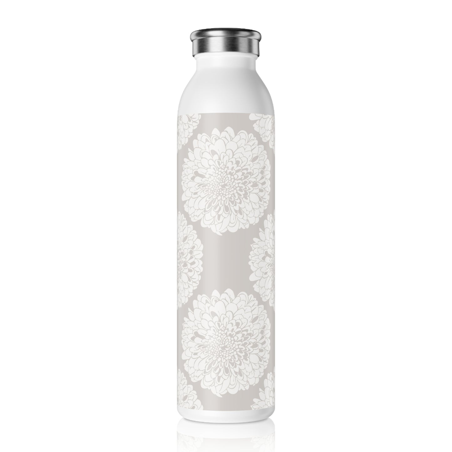 New Nouveau in Gray Slim Water Bottle