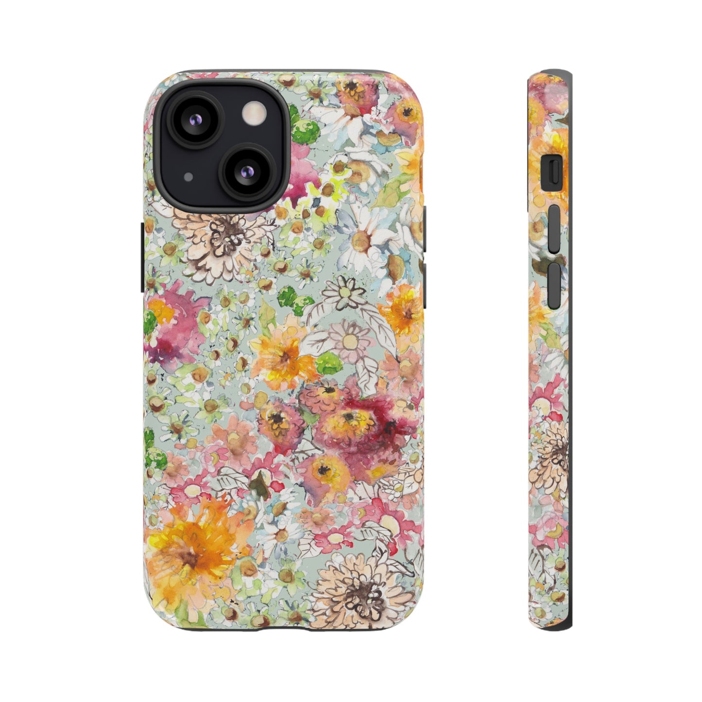 Farmhouse Floral Tough Cases for iPhone