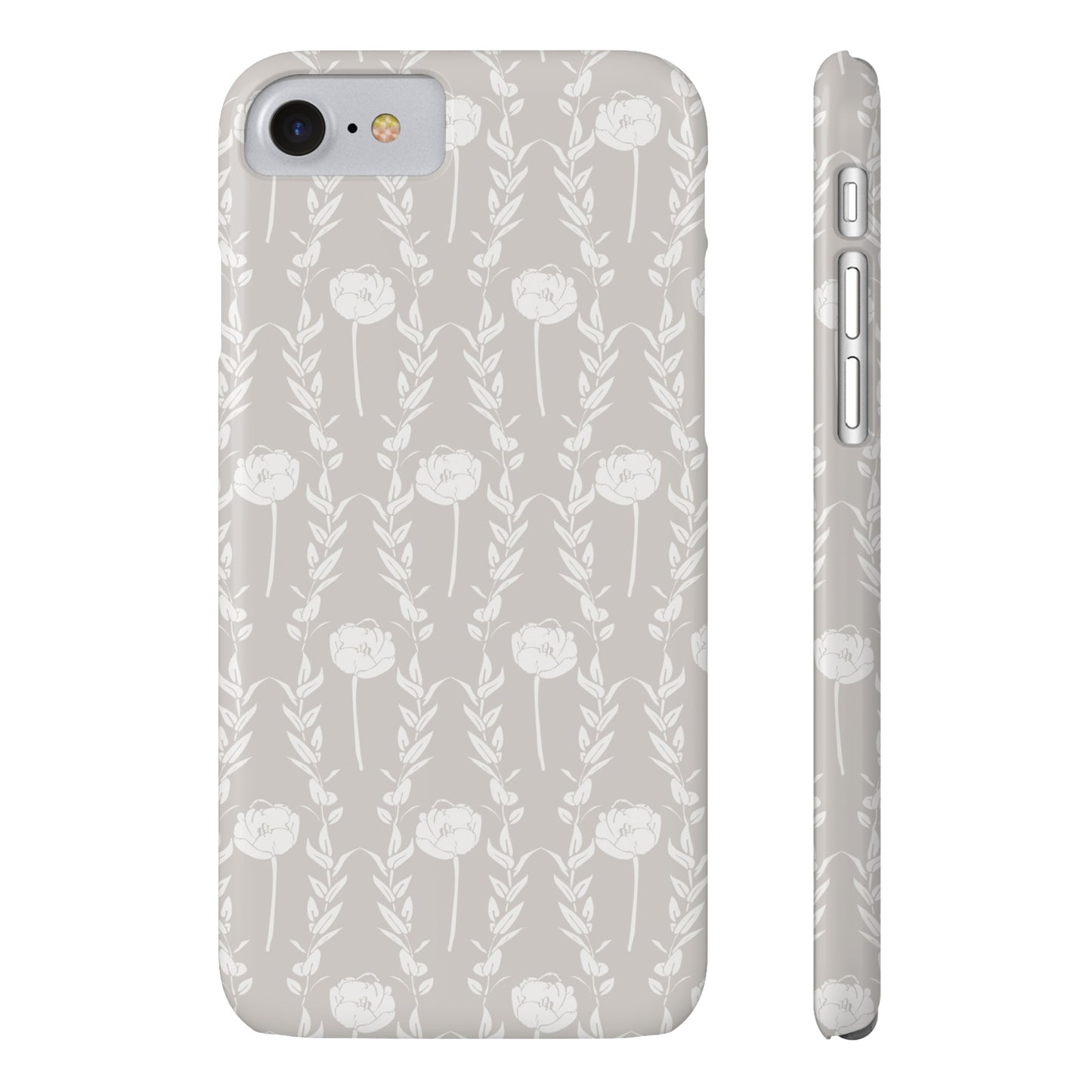 New Nouveau in Gray Slim Phone Cases