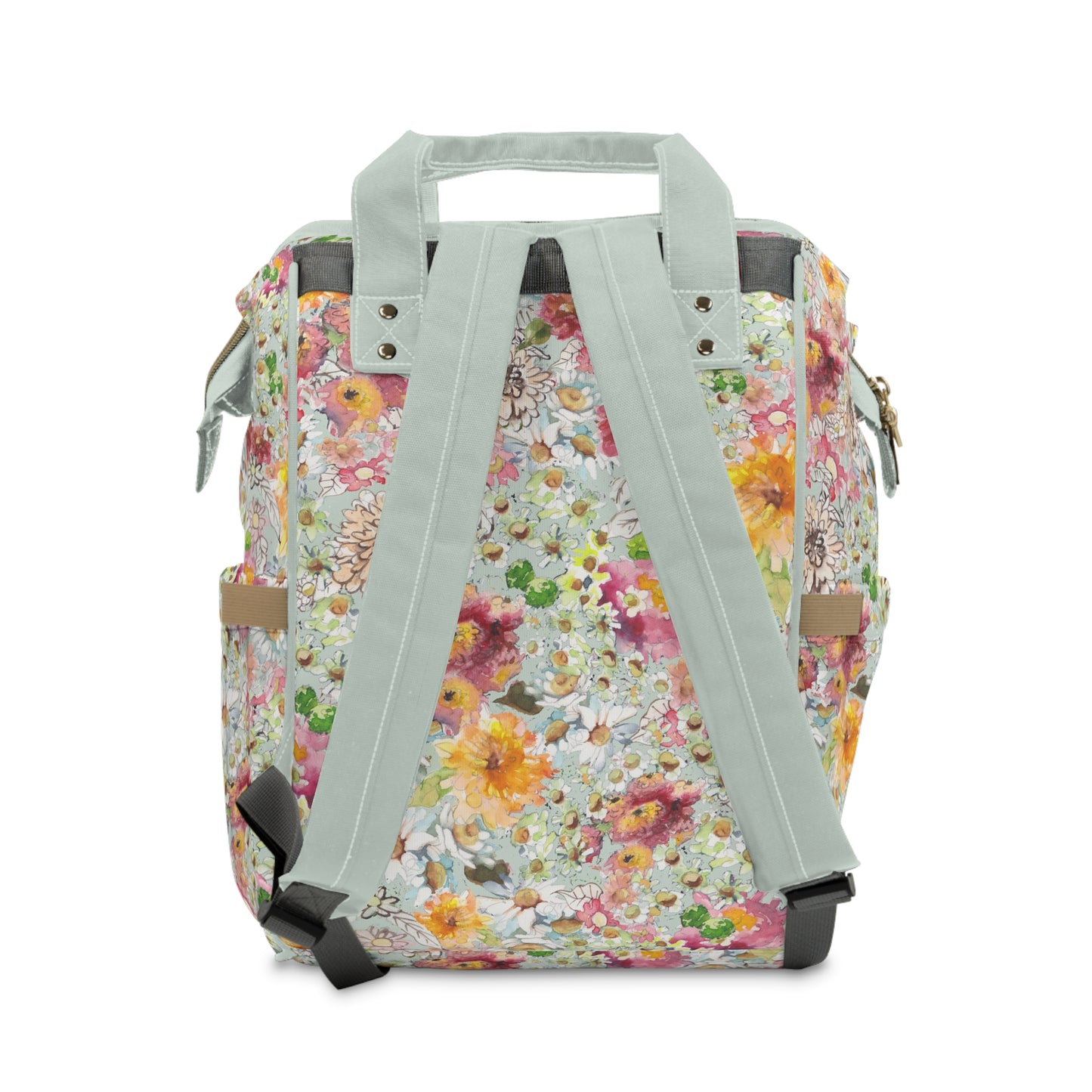 Farmhouse Floral Multifunctional Diaper Backpack