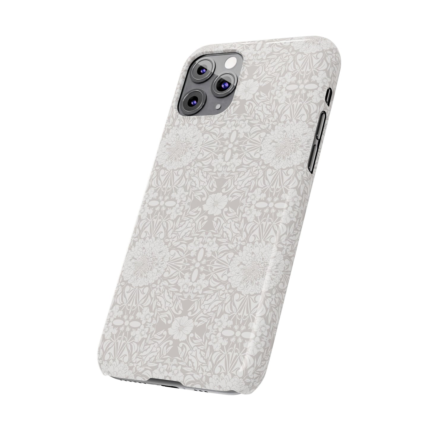 New Nouveau in Gray Slim Phone Cases