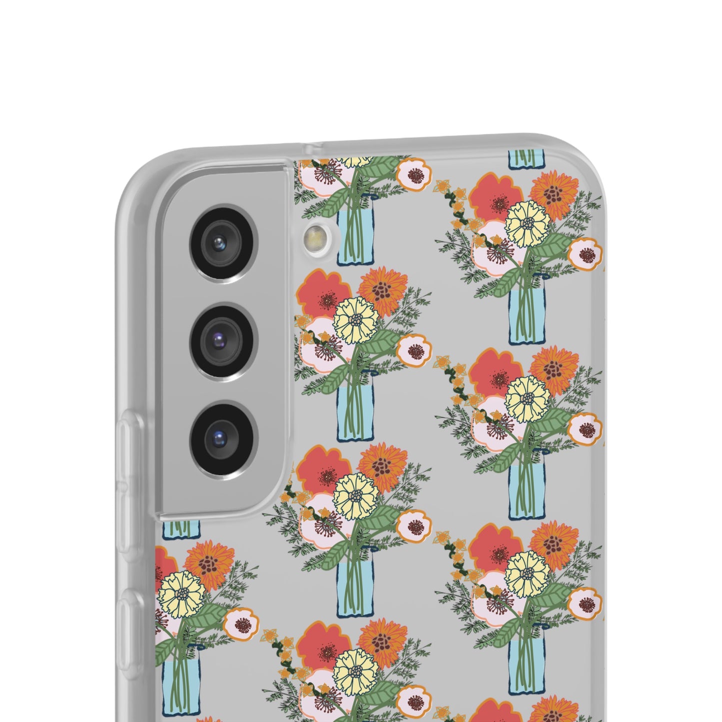 Colorful Flowers in a Vase Flexi Cases for Samsung