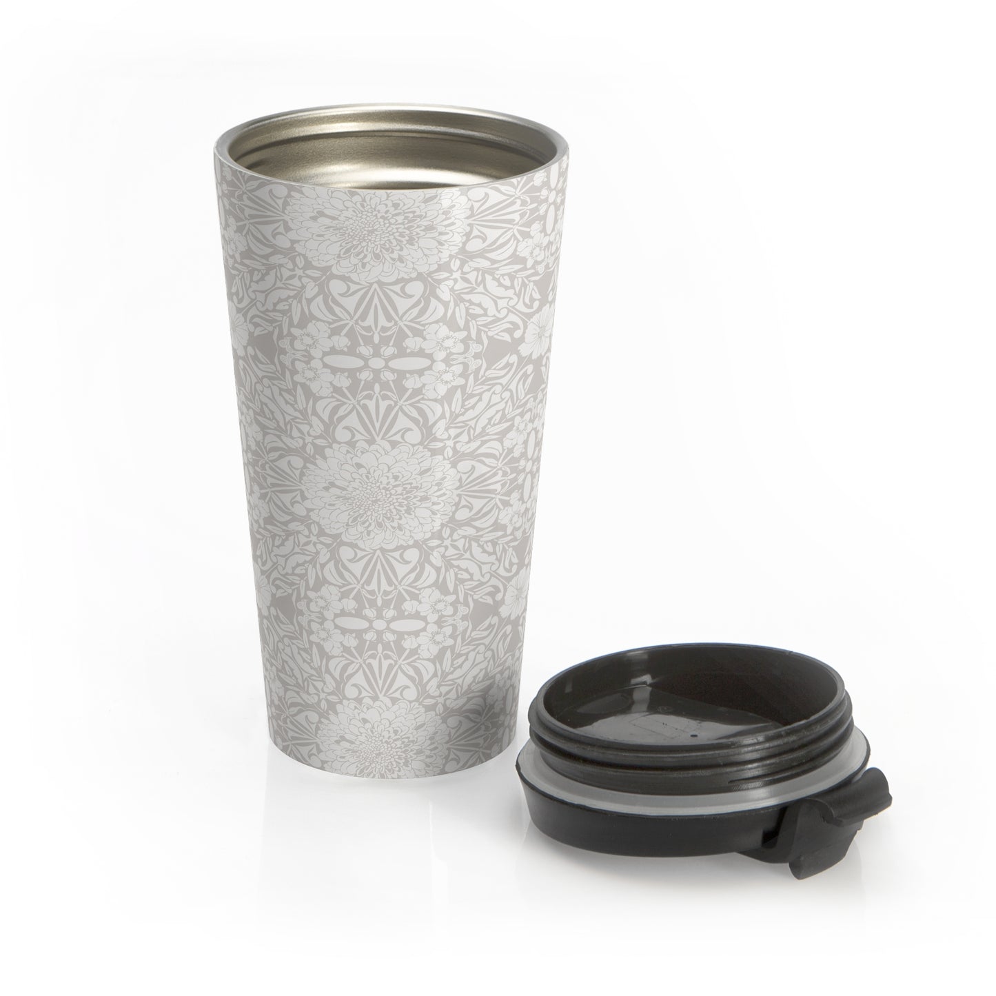 New Nouveau in Gray Stainless Steel Travel Mug