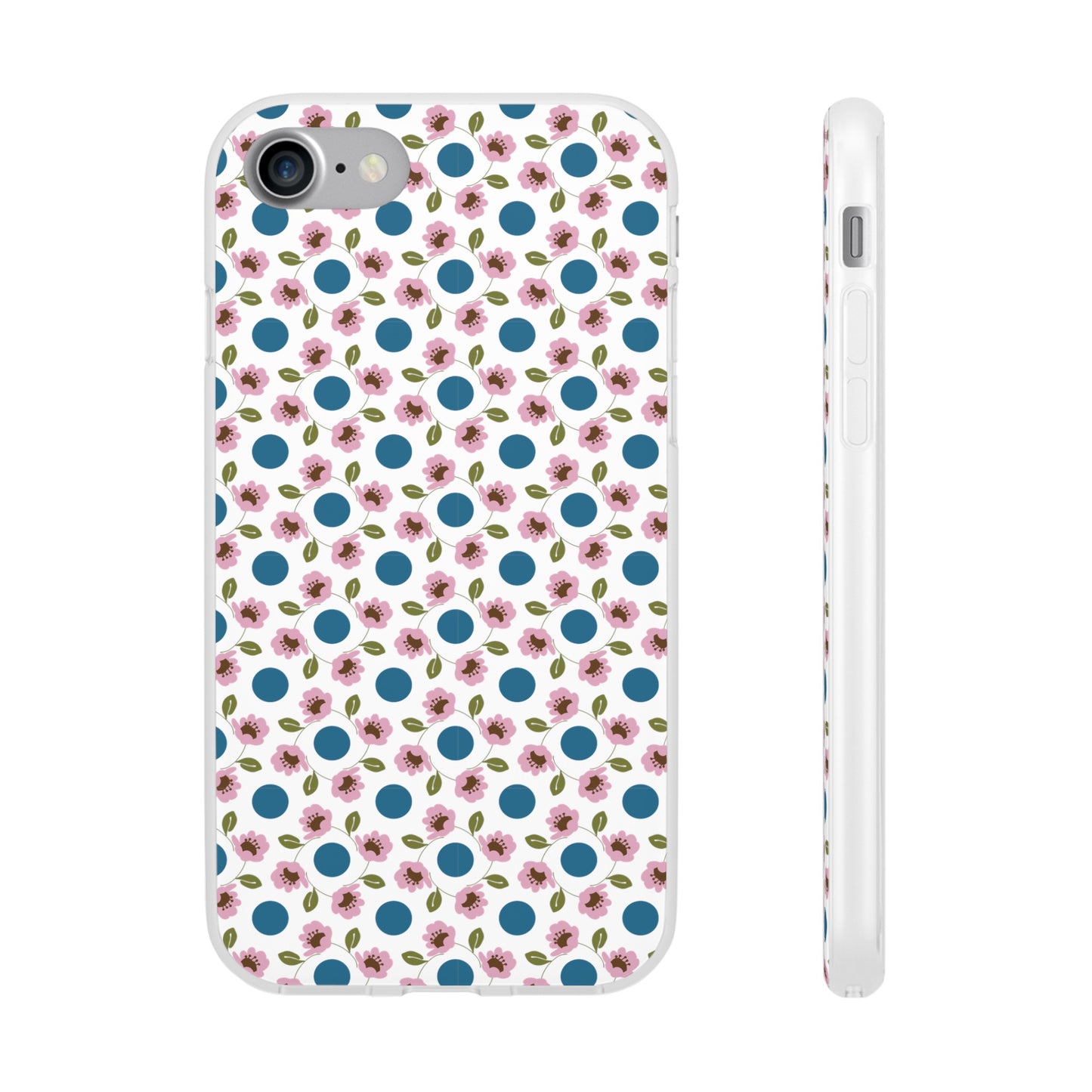 Wildflowers with Dots Flexi Cases for iPhone