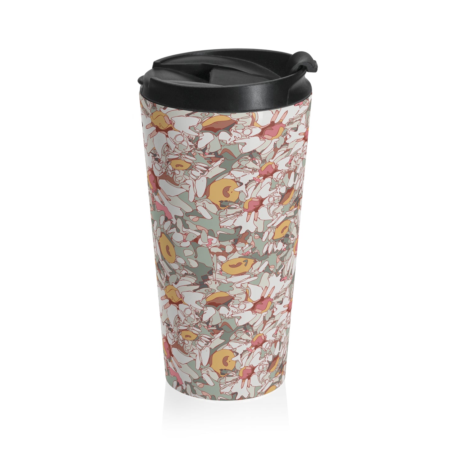 Daisies Stainless Steel Travel Mug