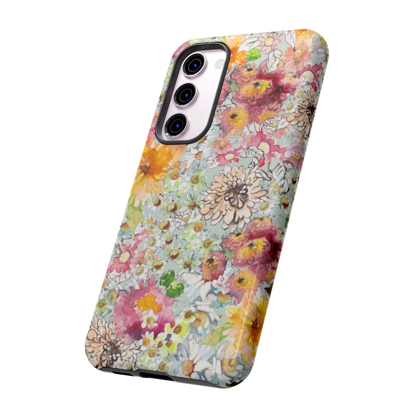 Farmhouse Floral Tough Cases for Samsung